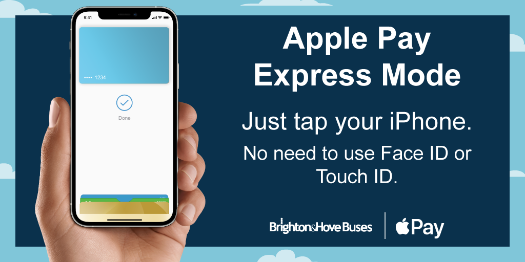 Introducing Apple Pay Express Mode Brighton & Hove Buses