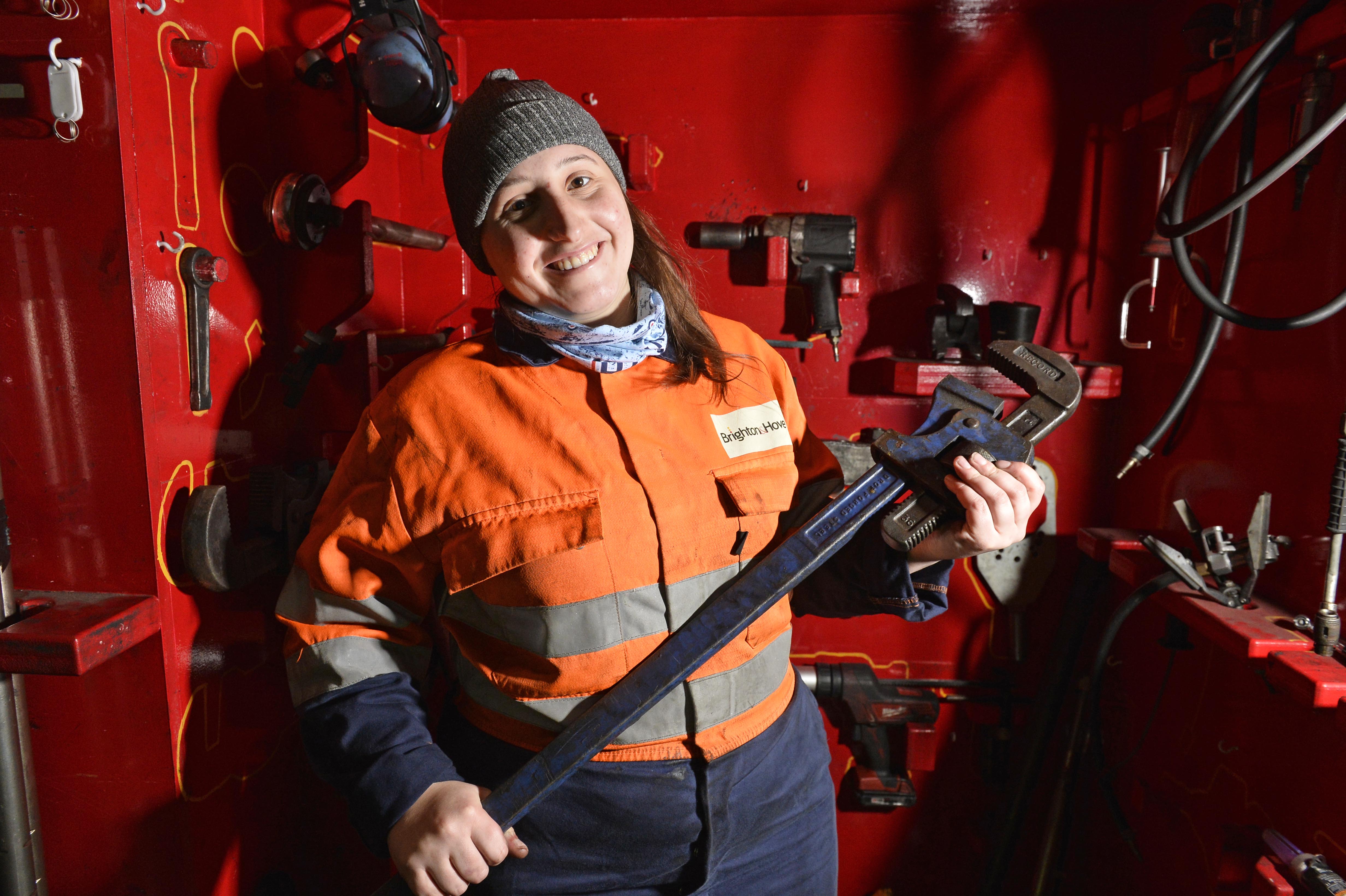 Amelia Gausden is one of our new engineering apprentices.