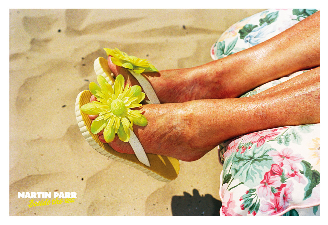 Person wearing flip flops
