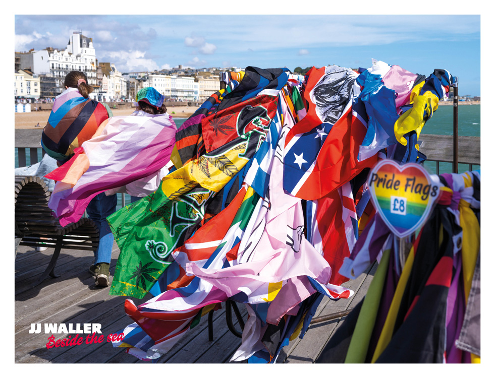 Flags on the pier