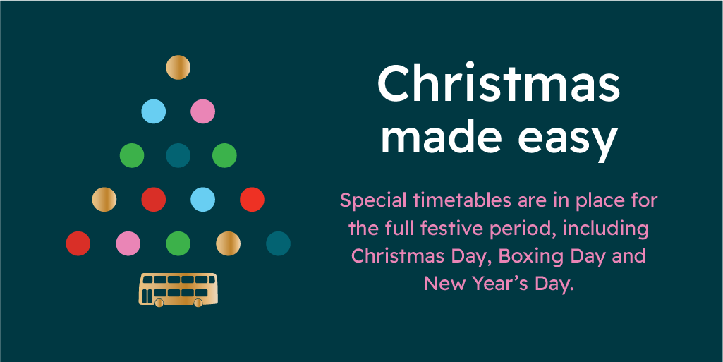 text that reads 'christmas made easy'