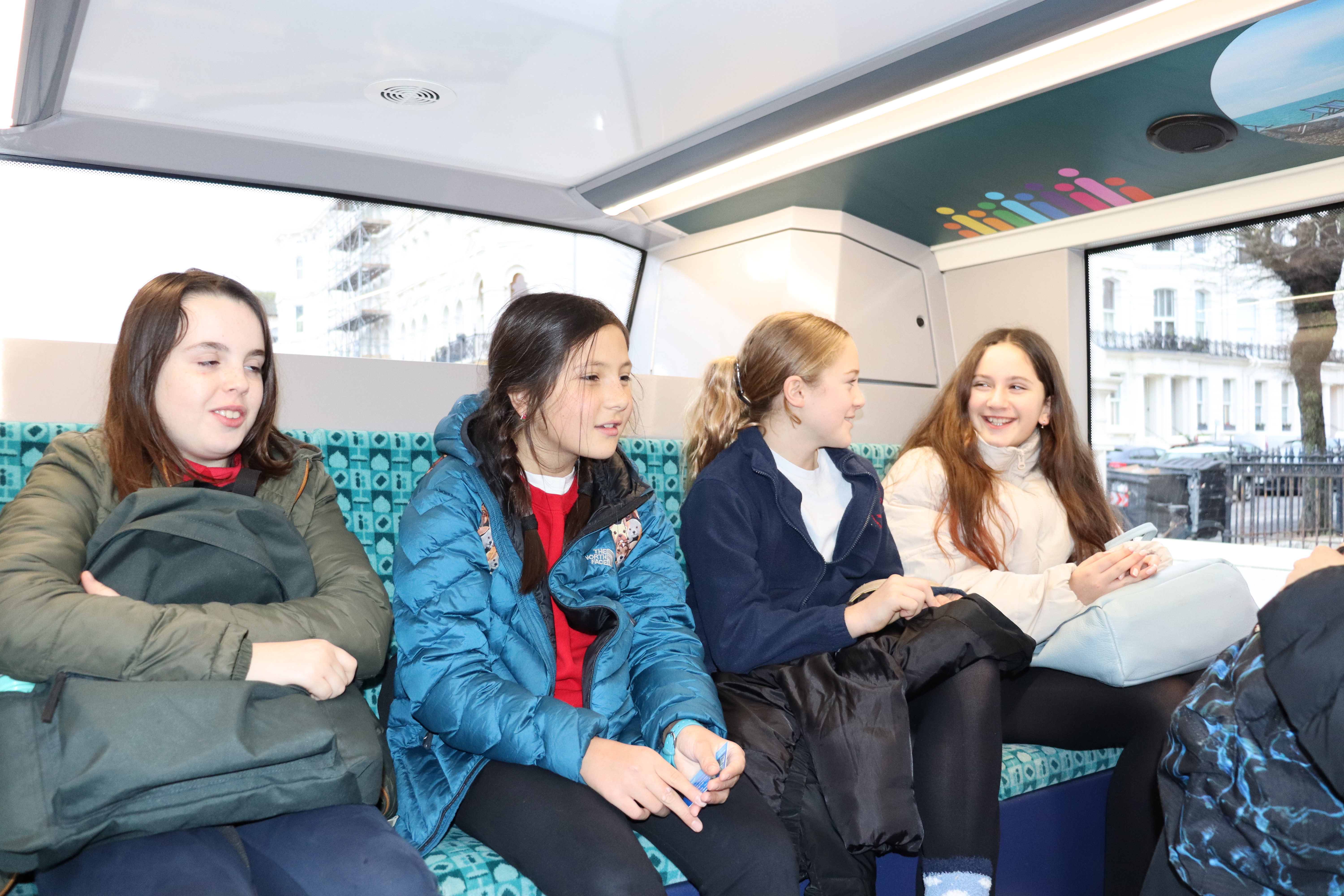 Children on the bus