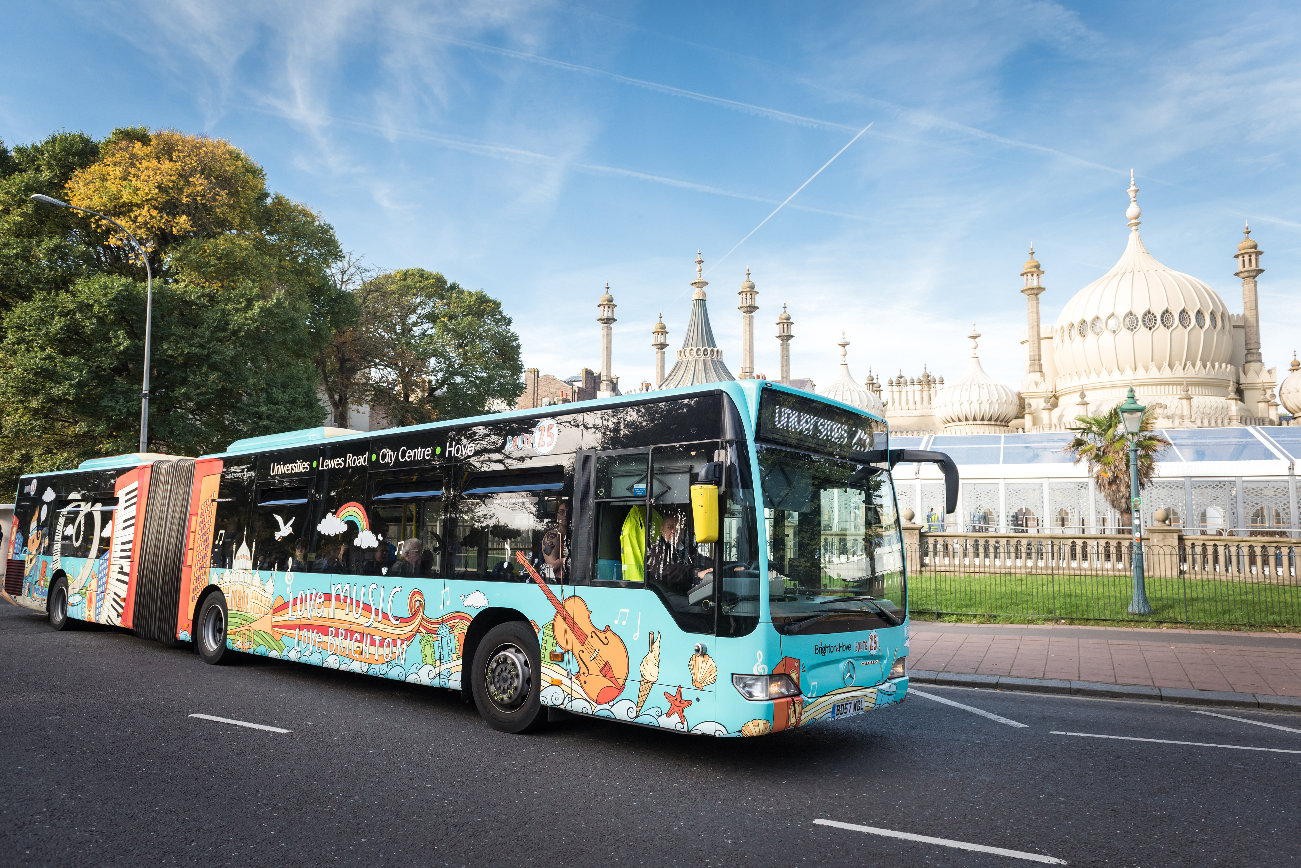 An image of a bendy bus