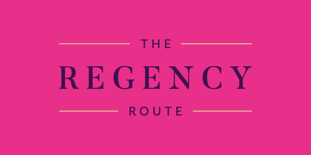 Text that reads 'the Regency route'