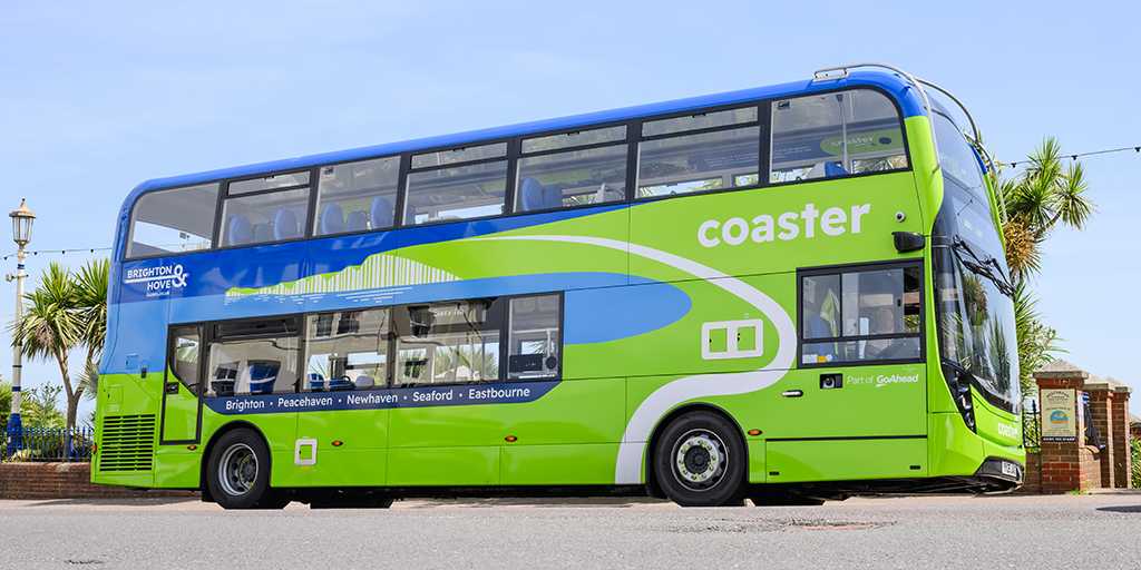 A Coaster bus in Eastbourne